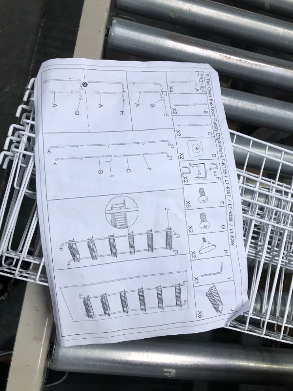 Photo 3 of 6-Tier Over Door Pantry Organizer