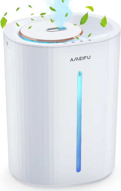 Photo 1 of 6.5L Humidifiers for Large Room Bedroom, Top Fill Humidifier for Baby, Cool Mist Humidifiers for Plants Indoor, Pet, Home Lasts Up to 54 Hours, Portable Humidifier-Easy To Clean-Quiet with Nightlight