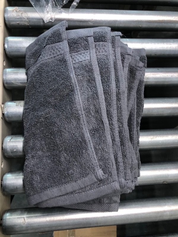 Photo 3 of Utopia Towels [11 Pack] Premium Wash Cloths Set (12 x 12 Inches) 100% Cotton Ring Spun, Highly Absorbent and Soft Feel Essential Washcloths for Bathroom, Spa, Gym, and Face Towel (Grey)
