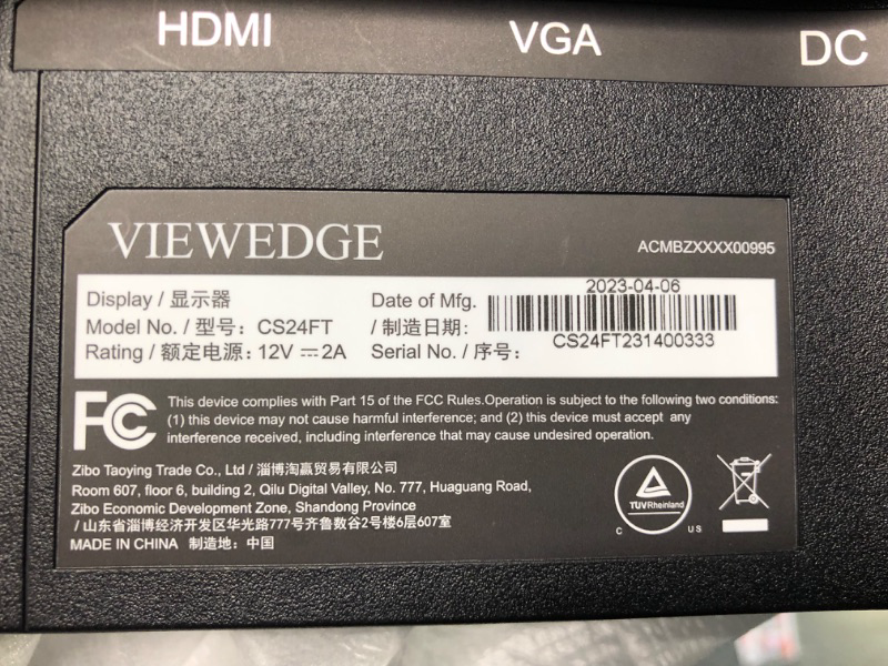 Photo 1 of Viewedge 24 Inch Monitor - Full HD 1080p HDMI 75 Hz - Computer Monitor 24 Inch with Ultra Thin Bezel Designed - Eye Protection (Blue Light Filter & Flicker Free) - Best Office & Gaming Monitor 24 Inch FHD 75hz