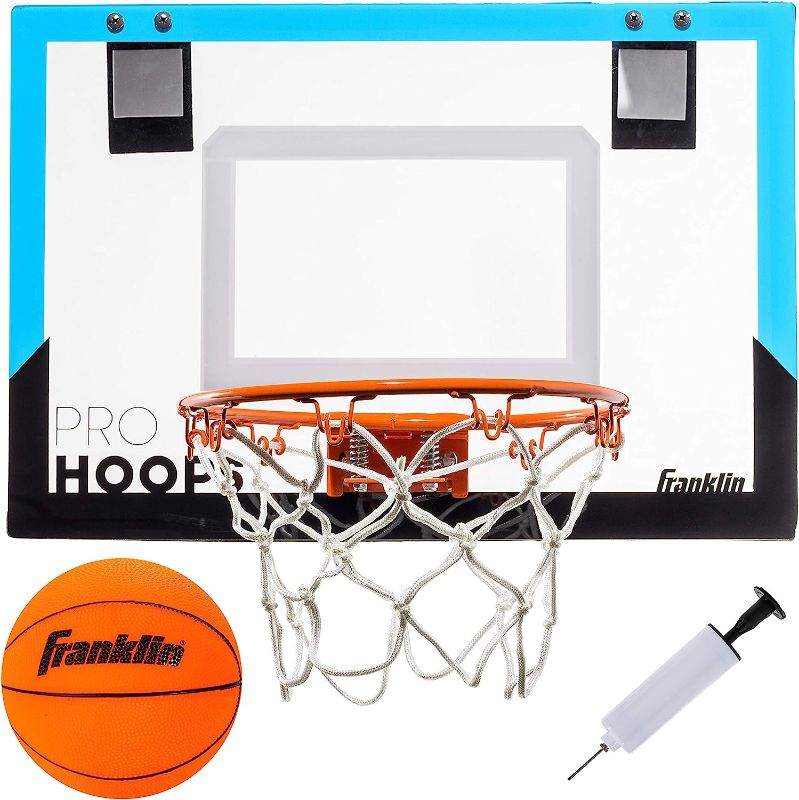 Photo 1 of Franklin Sports Mini Basketball Hoops - Kids Indoor Over the Door Mini Hoop + Basketball Sets - Perfect Game Accessory for Bedroom + Office
