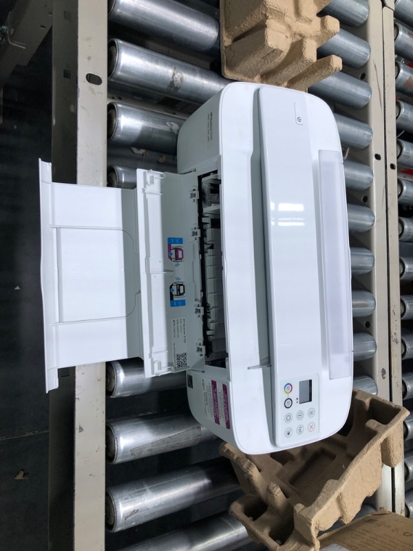 Photo 1 of HP DeskJet 3755 Compact All-in-One Wireless Printer - Stone Accent (J9V91A) and Ink-Cartridges - 4 Colors Stone Printer + Standard Ink