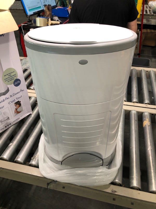 Photo 1 of Dékor Plus Diaper Pail Gift Set – White | Comes with Over a Year's Supply Worth of Dékor Refills! Plus Gift Set