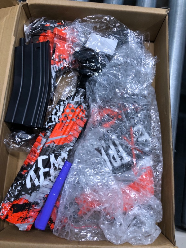 Photo 1 of Gel Ball Blaster M416 Toy Gun with 30000 Water Beads 2 Shooting Modes, Outdoor Yard Activities Team Shooting Game for Boys and Girls 12+