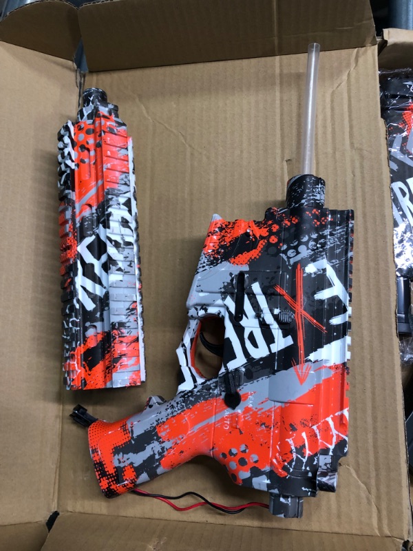 Photo 1 of Gel Ball Blaster M416 Toy Gun with 30000 Water Beads 2 Shooting Modes, Outdoor Yard Activities Team Shooting Game for Boys and Girls 12+