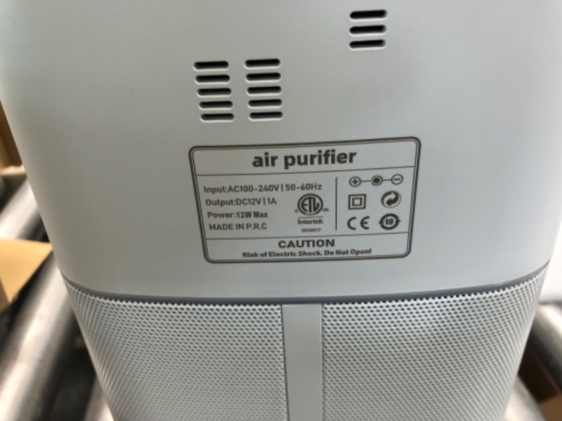 Photo 1 of Cwxwei Air Purifiers for Bedroom Home,Max Up to 825 sq ft,True H13 HEPA Filter,For Pet Dander,Smoke,Odor,Dust,Allergens,Mold,Wildfire Particles.24dB Quiet Air Purifier,Desktop Air Cleaners,SY910 White1