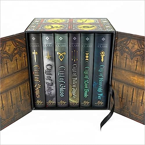Photo 1 of Annotated The Mortal Instruments Box Set of 6 | Litjoy Special Edition Hardcover | City of Bones, City of Ashes, City of Glass, City of Fallen Angels, City of Lost Souls, City of Heavenly Fire Hardcover
