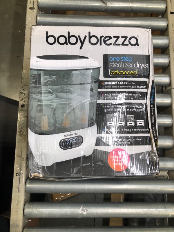 Photo 2 of Baby Brezza Baby Bottle Sterilizer and Dryer Advanced – Electric Steam Sterilization Machine – Universal Sterilizing for All Bottles: Plastic + Glass + Pacifiers + Breast Pump Parts - HEPA Filtration