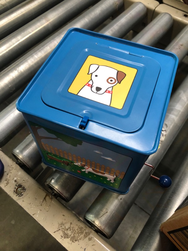 Photo 1 of Jack The Dog Tin Jack in The Box,6.8 x 6.4 x 5.4 inches