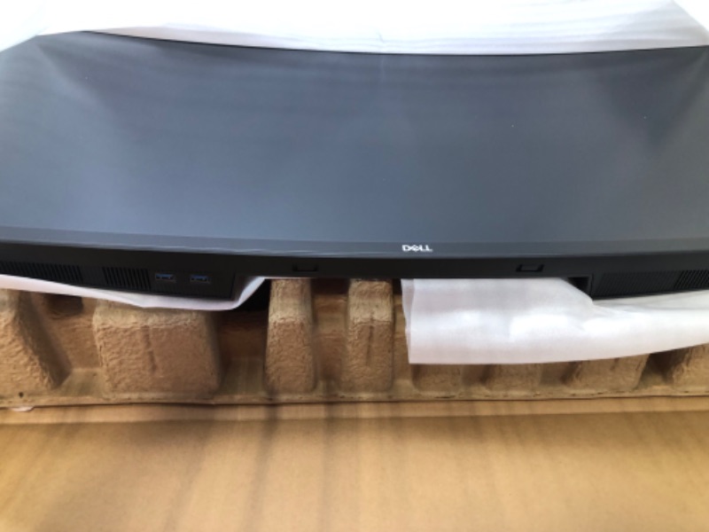 Photo 1 of Dell 34 Inch Ultrawide , WQHD (Wide Quad High Definition), Curved USB-C Monitor (P3421W), 3440 x 1440 at 60Hz, 3800R Curvature, 1.07 Billion Colors, Adjustable, Black **UNABLE TO TEST IN WAREHOUSE**