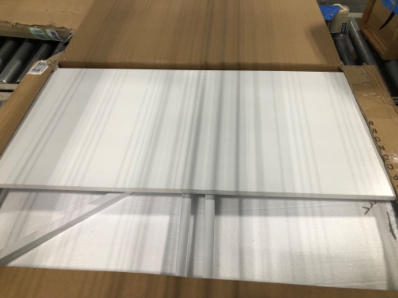 Photo 1 of Leopard Outdoor Products Folding Computer Desk for Small Spaces, Space-Saving Home Office Desk, Foldable Computer Table, Laptop Table, Writing Desk, Compact Study Reading Table (Large Size -White) Z-large Size/White