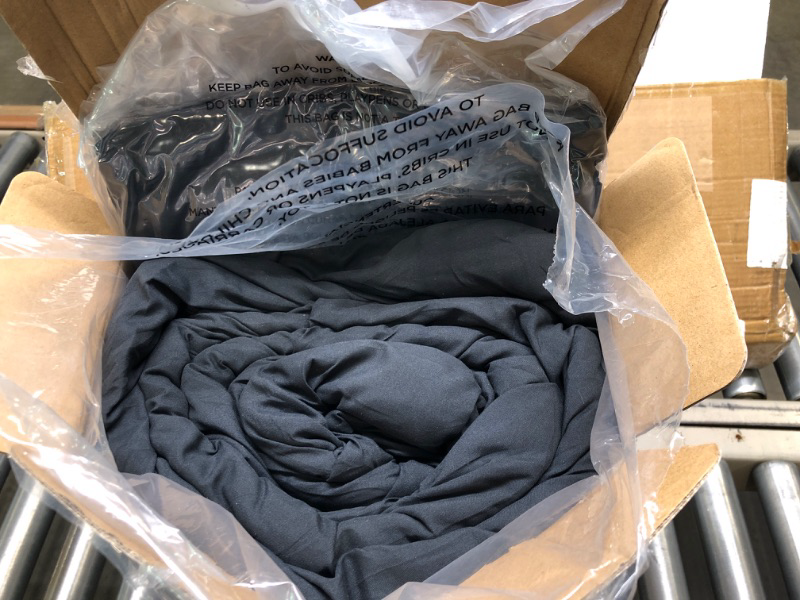 Photo 1 of BEDSURE Black King Size Comforter Set - Bedding Set King 8 Pieces, Pintuck Bed in a Bag Black Bed Set with Comforters, Sheets & Skirt, Pillowcases & Shams King Black