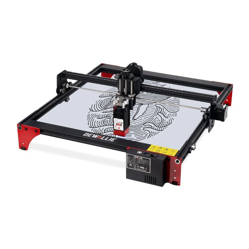 Photo 1 of Dewallie LA400 LA-2 Laser Engraving Machine, Eye Protection High-Power Laser Engraving Machine CNC Cutting Laser Engraving Machine
