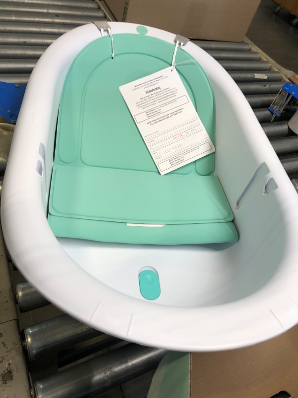 Photo 3 of 4-in-1 Grow-with-Me Bath Tub by Frida Baby Transforms Infant Bathtub to Toddler Bath Seat with Backrest for Assisted Sitting in Tub **DOES NOT INCLUDED ADJUSTMENT PIECE*