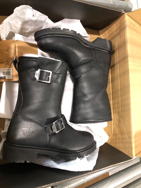 Photo 1 of HIGHWAY 21 Primary Engineer Short Boots 8 Black