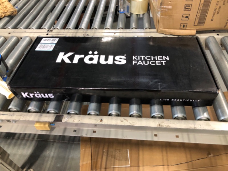 View 2 of Kraus KPF-1610SFACB Bolden 18-Inch Single Handle Commercial Style Pull-Down Kitchen Faucet with Dual Function Sprayer, Spot Free Antique Champagne Bronze Faucet Spot Free Antique Champagne Bronze
