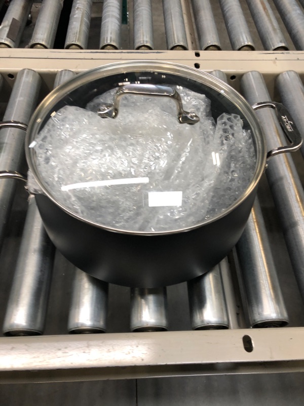 Photo 2 of All-Clad 1 E7855264 HA1 Hard Anodized Nonstick Stock Pot Cookware, 8-Quart, Black 8 quart