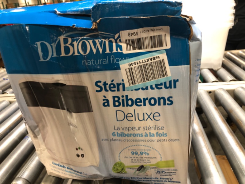 Photo 2 of Dr. Brown's Deluxe Bottle Sterilizer and Baby Bottle Cleaning Brush with Sponge and Scrubber Bundle Sterilizing & Cleaning Set