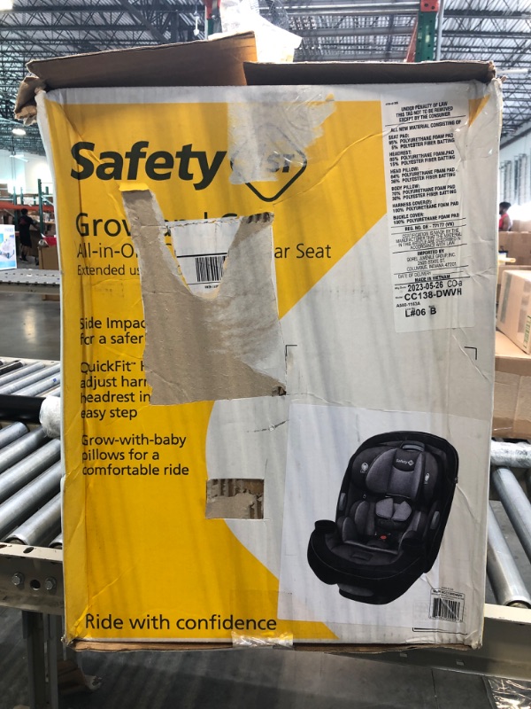 Photo 2 of Safety 1st Grow and Go All-in-One Convertible Car Seat, Rear-facing 5-40 pounds, Forward-facing 22-65 pounds, and Belt-positioning booster 40-100 pounds, Harvest Moon Harvest Moon Original