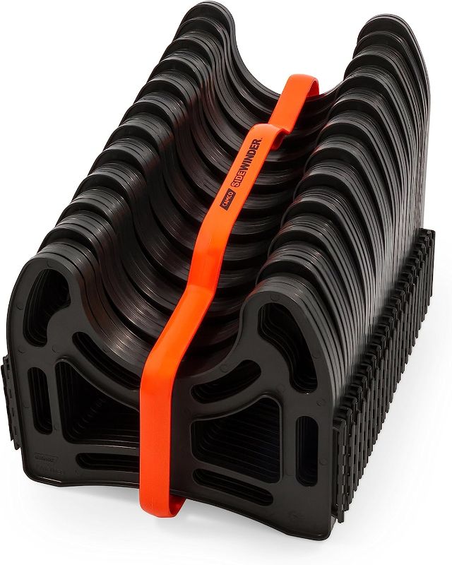 Photo 1 of Camco 20-Foot Sidewinder RV Sewer Hose Support | Features a Lightweight, Flexible, and Durable Frame | Curves Around Obstacles | Black (43052)