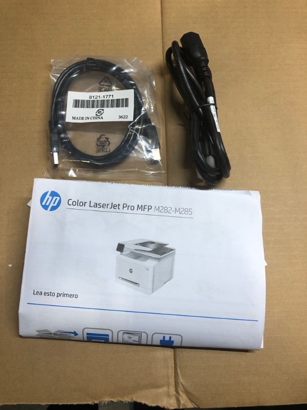 Photo 3 of HP Color Laserjet Pro M283fdw Wireless All-in-One Laser Printer, Remote Mobile Print, Scan & Copy, Duplex Printing (7KW75A), White, Model:7KW75A#BGJ (Renewed)