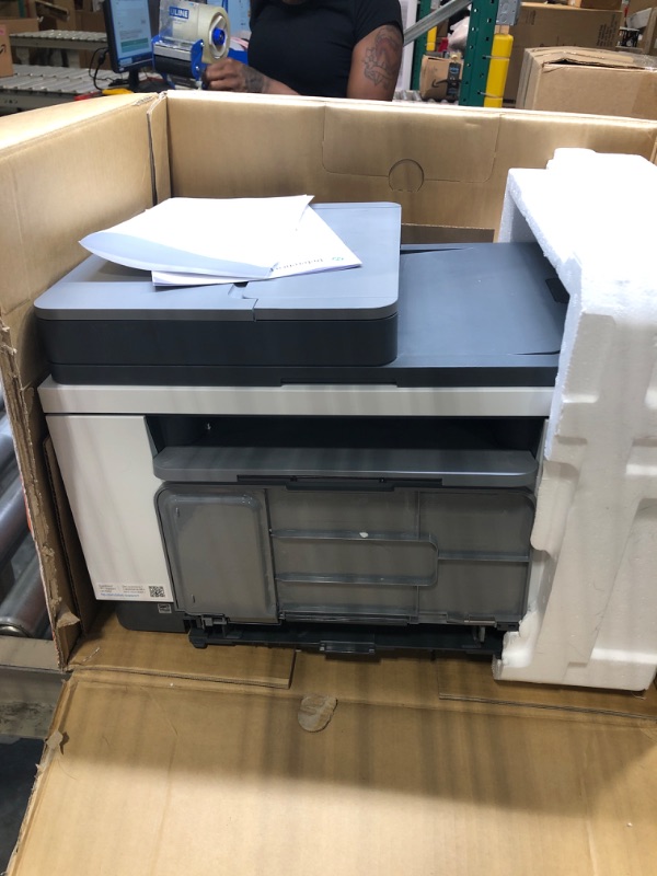 Photo 3 of HP LaserJet MFP M234sdw Wireless Monochrome All-in-One Printer with built-in Ethernet & fast 2-sided printing, Instant Ink ready (6GX01F),Gray