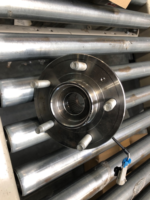 Photo 1 of HDOZTOJI 1pcs Wheel Hub and Bearing Assembly Front Side Polished Rust Protected Steel with ABS Sensor 5 Lugs ECCPP802757