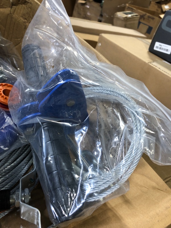 Photo 1 of CTSC 75FT 95FT 110FT 250FT Zipline Kit with Stainless Steel Spring Brake and Seat 95 FT Blue