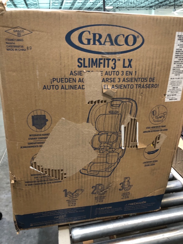 Photo 2 of Graco SlimFit3 LX 3-in-1 Car Seat, Stanford