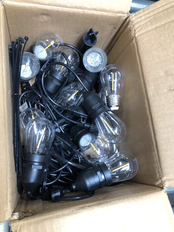 Photo 2 of 48FT Solar Outdoor String Lights