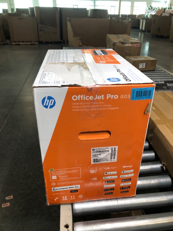 Photo 5 of HP OfficeJet Pro 8034e Wireless Color All-in-One Printer with 1 Full Year Instant Ink,White