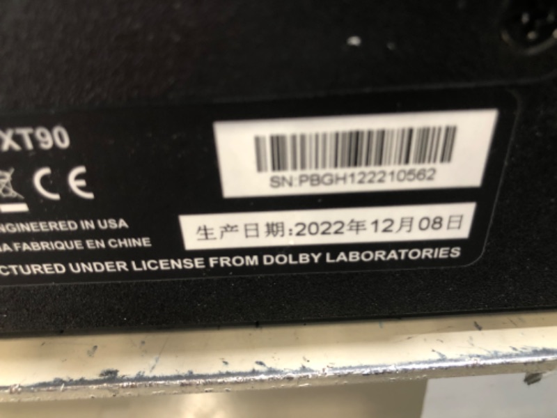 Photo 5 of Polk Monitor XT90 Hi-Res Height Speaker Pair for 3D Sound Effect Black & Polk Monitor XT30 Compact Center Channel Speaker - Hi-Res Audio Certified, Dolby Atmos & DTS:X Compatible, Midnight Black Monitor XT90 Speaker + Center Channel Speaker Black