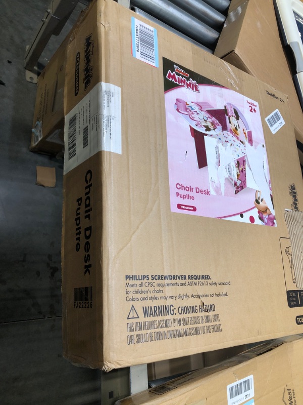 Photo 1 of Delta Children Chair Desk With Storage Bin, Disney Minnie Mouse Multi Color Character