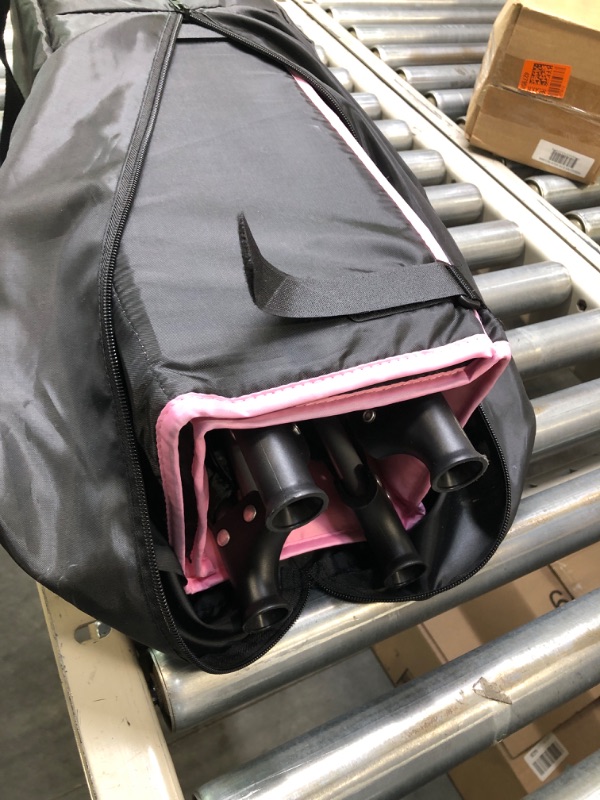 Photo 1 of Dream On Me Nest Portable Play Yard with Carry Bag and Shoulder Strap, Pink