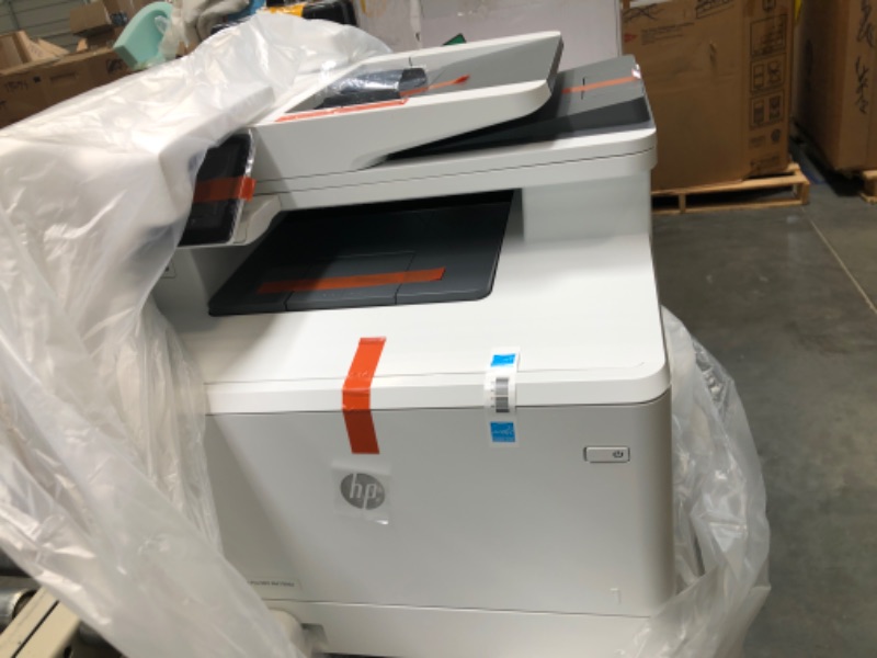 Photo 4 of HP - LaserJet Pro Wireless Color All-In-One Laser Printer - White
