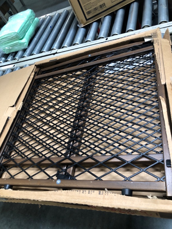 Photo 1 of Position & Lock Baby Gate, Pressure-Mounted, Farmhouse Collection