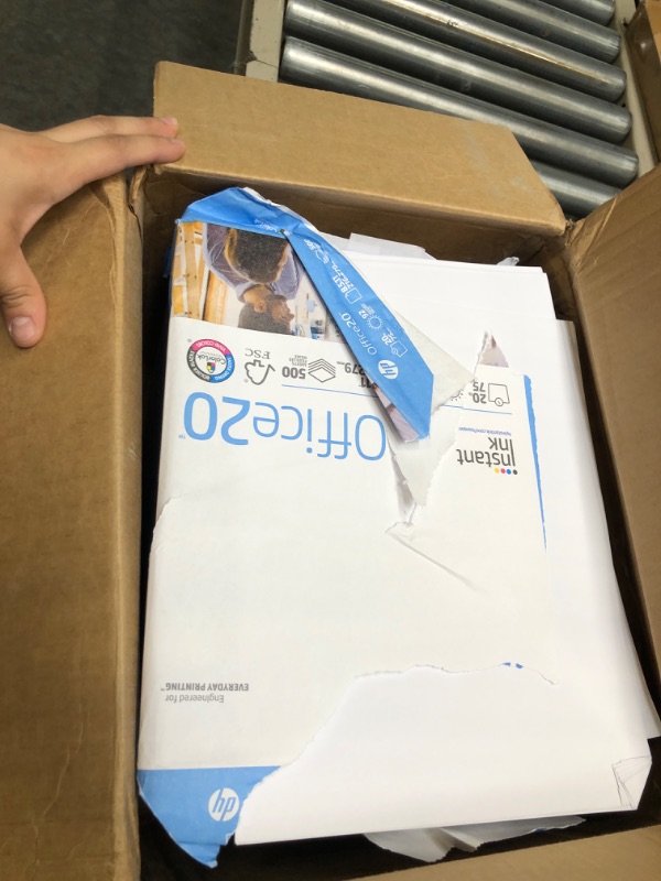 Photo 2 of HP Printer Paper | 8.5 x 11 Paper | Office 20 lb | 5 Ream Case - 2500 Sheets | 92 Bright | Made in USA-FSC Certified | 112150C 5 Ream | 2500 Sheets Letter (8.5 x 11)