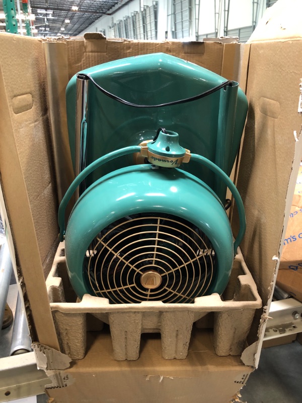 Photo 2 of Vornado VFAN Sr. Pedestal Vintage Air Circulator Fan, Green & VFAN Sr. Vintage Air Circulator Fan, Green