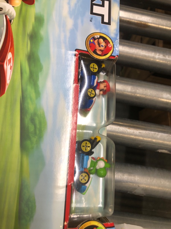 Photo 4 of Hot Wheels Mario Kart Circuit Track Set with 1:64 Scale Die Cast Kart Replica Ages 3 and Above SHIPS IN OWN CONTAINER