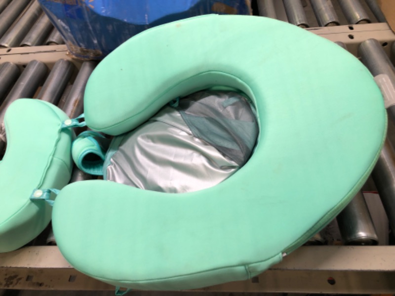 Photo 1 of Baby Pool Float for 3-24 Months Non Inflatable Soft Solid Floaties for Toddlers Adjustable Safe Shoulder Infant Swim Float, No Flip Over Swimming Float Smart Swim Trainer