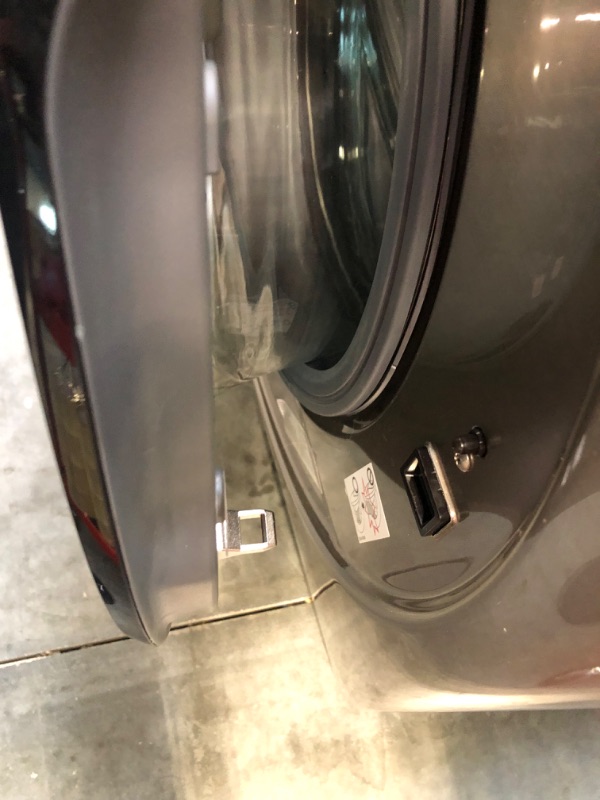 Photo 14 of 27 Inch Smart Front Load Washer with 4.5 cu. ft. Capacity, Wi-Fi Enabled, 23 Wash Cycles, 1200 RPM, Steam Cycle, SuperSpeed, Steam Wash, Wi-Fi Connected, Direct Drive Motor, Self Clean+, Vibration Reduction Technology , VRT Plus Technology, Stainless Stee