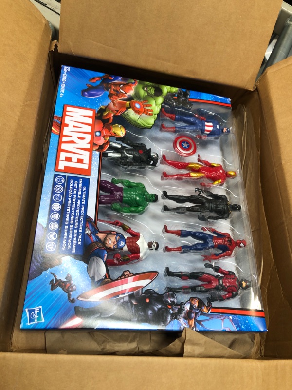 Photo 2 of Marvel Avengers Action Figures - Iron Man, Hulk, Black Panther, Captain America, Spider Man, Ant Man, War Machine & Falcon! (8)