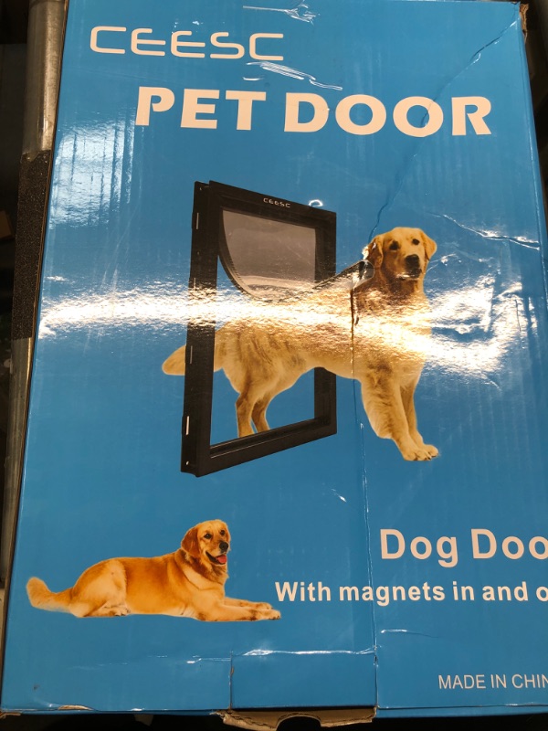 Photo 3 of 
Pet Dog Flap Door Big Dog Door PVC Big Dog Door,pet Door Hole,Golden Retriever,Shepherd Dog,Rottweiler,Medium and Large Dog Entrance and Exit Hole