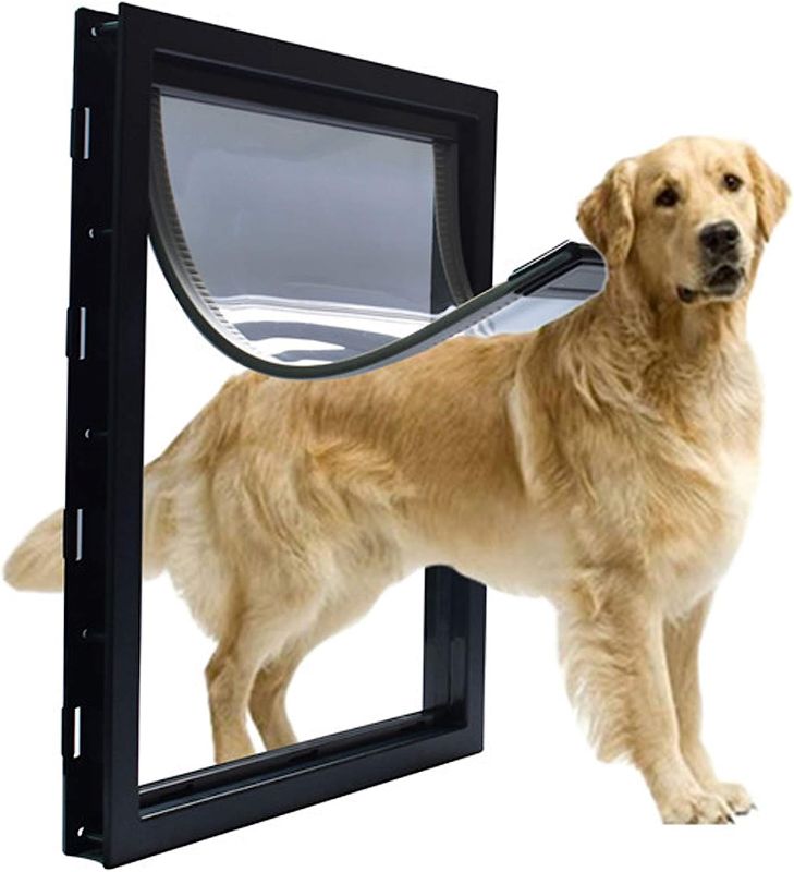 Photo 1 of 
Pet Dog Flap Door Big Dog Door PVC Big Dog Door,pet Door Hole,Golden Retriever,Shepherd Dog,Rottweiler,Medium and Large Dog Entrance and Exit Hole