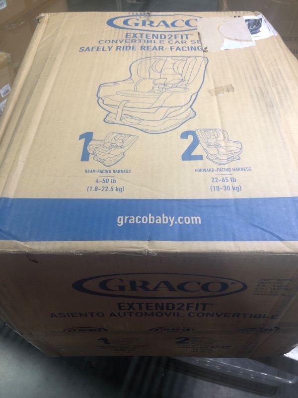 Photo 3 of Graco Extend2Fit Convertible Car Seat, Gotham