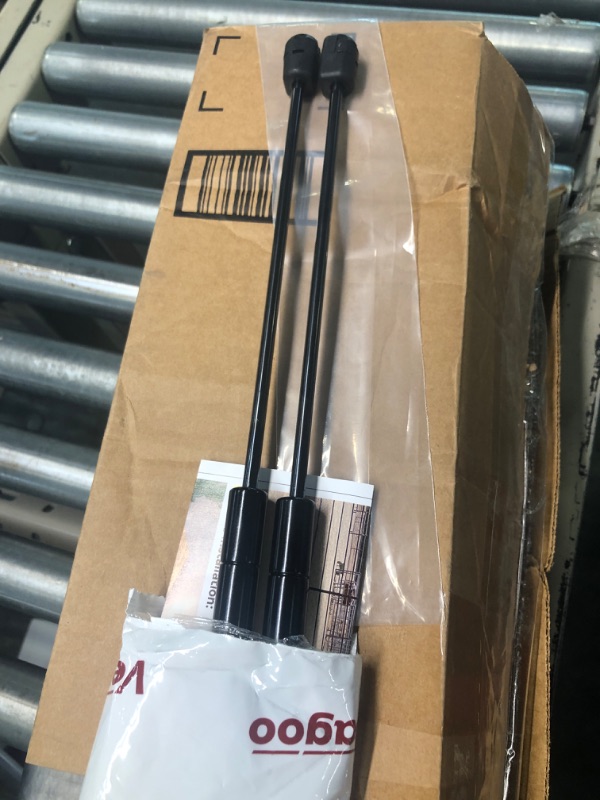 Photo 1 of C16-08053 19.7 inch 80lb Per Gas Strut Shock for RV Bed Truck Tonneau Cover TV Cabinet Floor Hatch Door Shed Window and other Heavy Duty Box Lid, Set of 2 Vepagoo 80LB Black