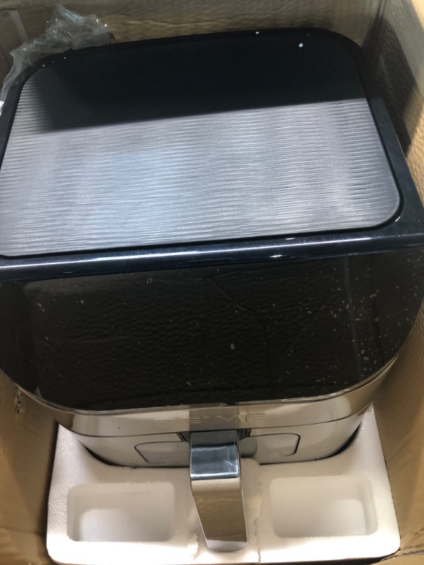 Photo 2 of Air Fryer 6.2 QT Oilless AirFryer 1500W Electric Healthy Oven Cooker Large Capacity with Visible Cooking Window, 10 Presets in One Touch 