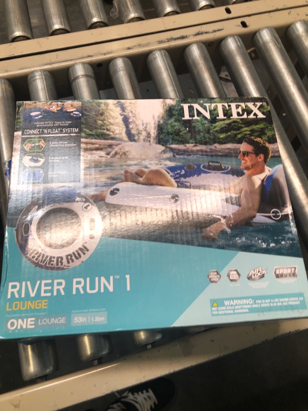 Photo 3 of Intex River Run I Sport Lounge, Inflatable Water Float, 53" Diameter 1-Person Sport Lounge