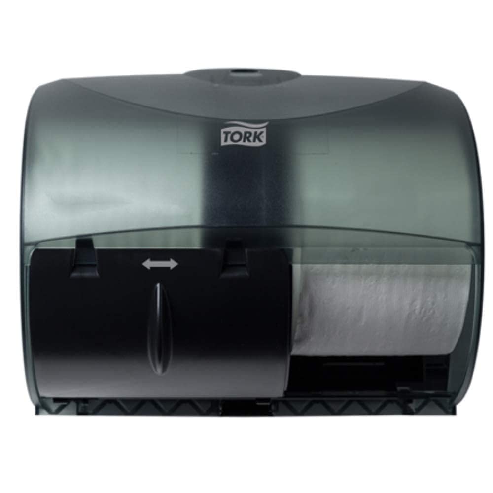 Photo 1 of 
Tork OptiCore®  Twin Toilet Paper Roll Dispenser Black