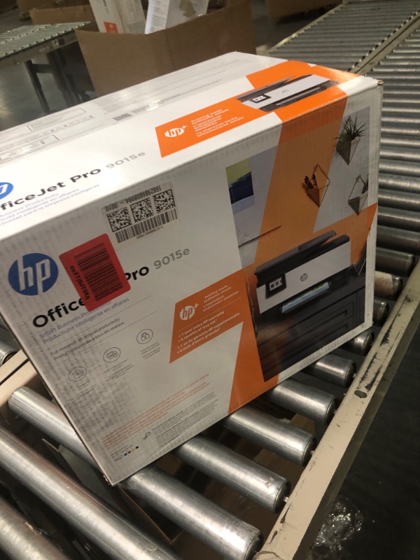 Photo 1 of HP OfficeJet Pro 9015e Wireless Color All-in-One Printer with bonus 6 months Instant ink with HP+ (1G5L3A),Gray